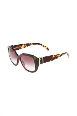 Солнцезащитные очки BURBERRY. Цвет: havana green