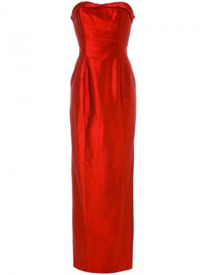 Strapless gown Tufi Duek. Цвет: красный