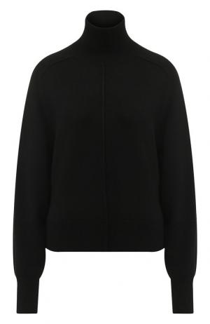 Кашемировый пуловер с высоким воротником Chloé. Цвет: черный