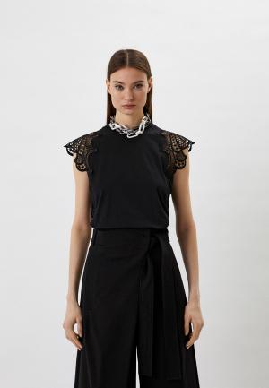 Блуза Alberta Ferretti. Цвет: черный