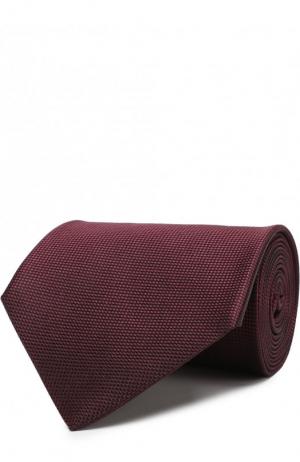 Шелковый галстук Ermenegildo Zegna. Цвет: бордовый