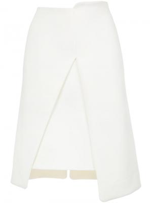 Asymmetric neoprene skirt Gloria Coelho. Цвет: none