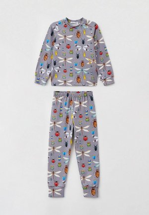 Пижама Ete Children. Цвет: серый