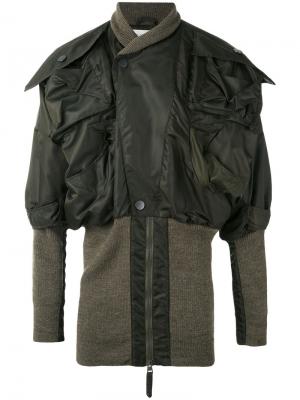 Куртка-бомбер Clint Eastwood Vivienne Westwood. Цвет: зелёный