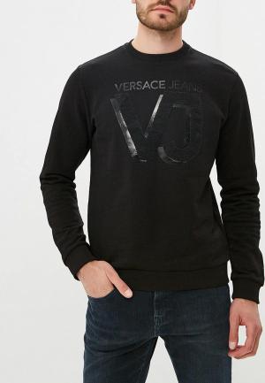 Свитшот Versace Jeans. Цвет: черный