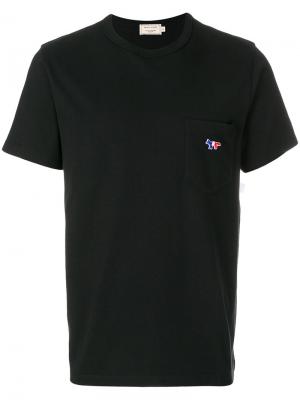 Chest pocket T-shirt Maison Kitsuné. Цвет: чёрный
