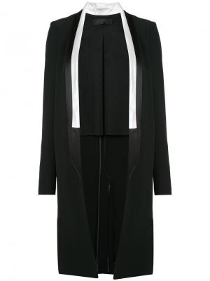 Удлиненный пиджак Haider Ackermann. Цвет: чёрный