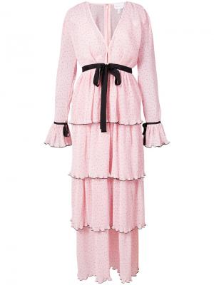 Длинное платье Now Or Never Alice Mccall. Цвет: розовый и фиолетовый
