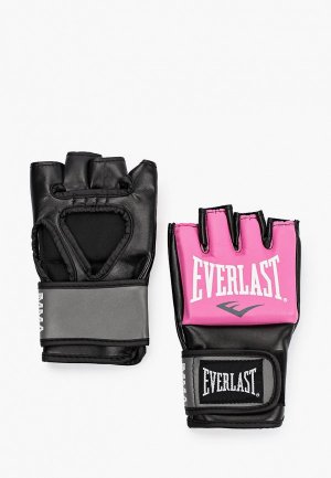 Перчатки ММА Everlast. Цвет: розовый