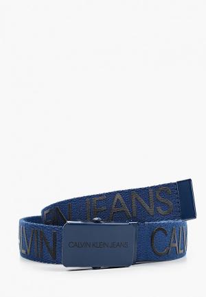 Ремень Calvin Klein Jeans. Цвет: синий