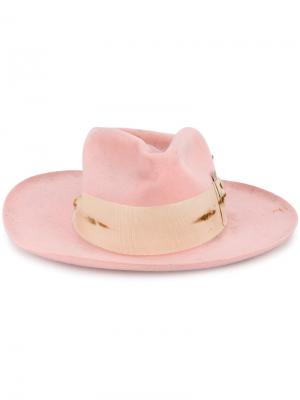 Шляпа Belladonna Nick Fouquet. Цвет: розовый и фиолетовый