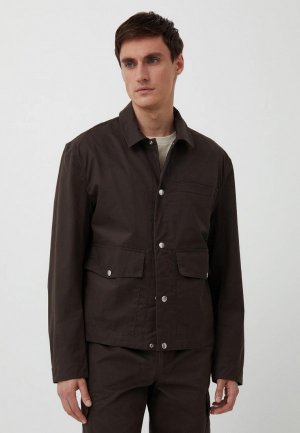 Куртка Finn Flare. Цвет: коричневый