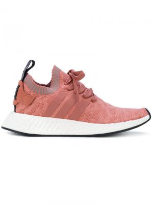 Кроссовки  Originals NMD_R2 Primeknit Adidas. Цвет: розовый и фиолетовый