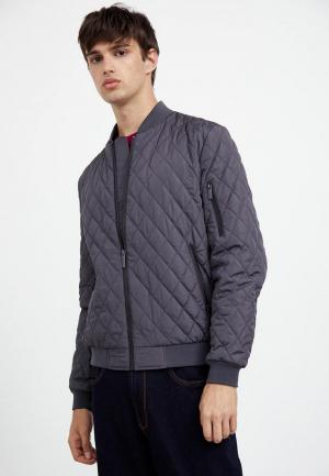 Куртка утепленная Finn Flare. Цвет: серый