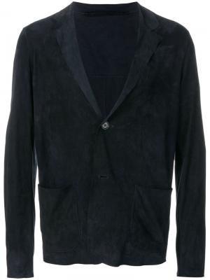 Пиджак с карманами спереди Salvatore Santoro. Цвет: синий