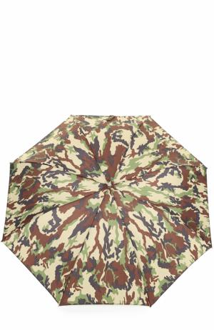 Складной зонт Pasotti Ombrelli. Цвет: хаки
