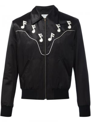 Куртка-бомбер Rock Saint Laurent. Цвет: чёрный
