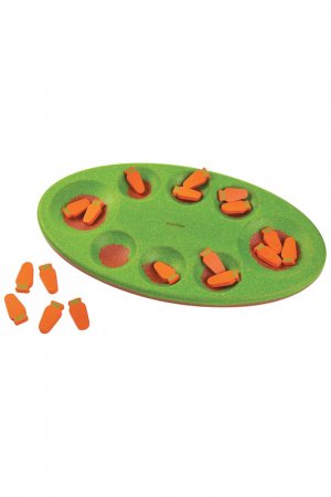 Манкала Морковки Plan Toys. Цвет: зеленый