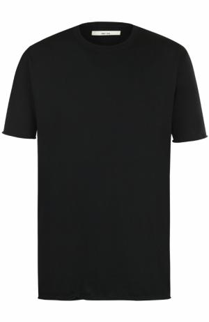 Хлопковая футболка с круглым вырезом Damir Doma. Цвет: черный