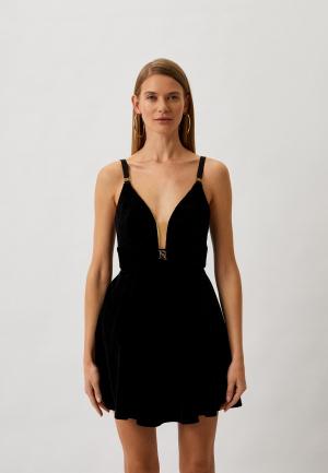 Платье Elisabetta Franchi. Цвет: черный