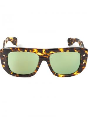 Солнцезащитные очки Dita Eyewear. Цвет: коричневый