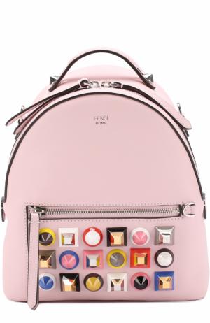Сумка Backpack с заклепками Rainbow Fendi. Цвет: светло-розовый