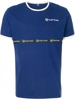 Logo print T-shirt Sergio Tacchini. Цвет: синий