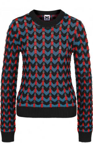 Вязаный пуловер с круглым вырезом M Missoni. Цвет: разноцветный