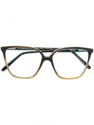Hanneke oversized glasses Ralph Vaessen. Цвет: коричневый