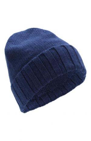 Кашемировая шапка Ermenegildo Zegna. Цвет: темно-синий