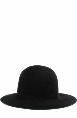 Фетровая шляпа Yohji Yamamoto. Цвет: черный