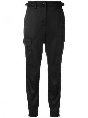 Укороченные брюки с карманами Jeremy Scott. Цвет: чёрный
