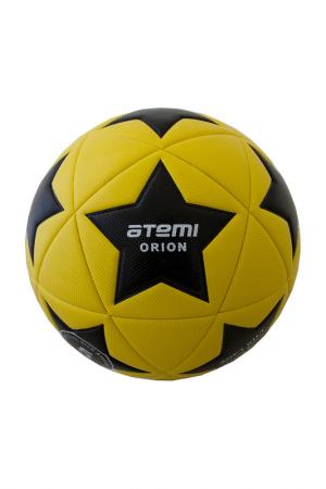 Мяч футбольный ламинированный ATEMI. Цвет: желтый
