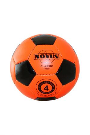Мяч футбольный р.4, NOVUS. Цвет: оранжево-черный