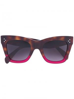 Солнцезащитные очки Catherine Céline Eyewear. Цвет: коричневый