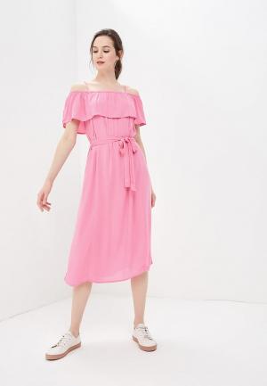 Платье Ichi. Цвет: розовый