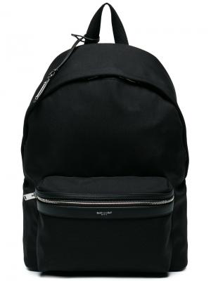 Классический рюкзак Saint Laurent. Цвет: чёрный