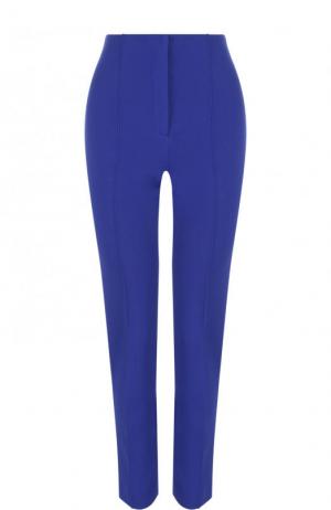 Укороченные однотонные брюки со стрелками Diane Von Furstenberg. Цвет: синий