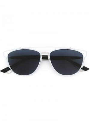 Солнцезащитные очки Technologic Dior Eyewear. Цвет: синий