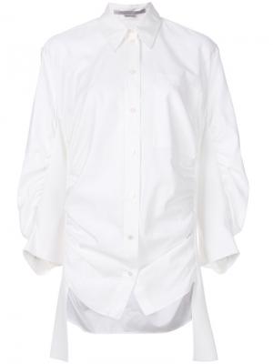 Рубашка с присборенными рукавами Stella McCartney. Цвет: белый