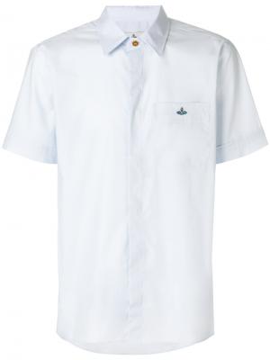 Рубашка с короткими рукавами Vivienne Westwood. Цвет: синий