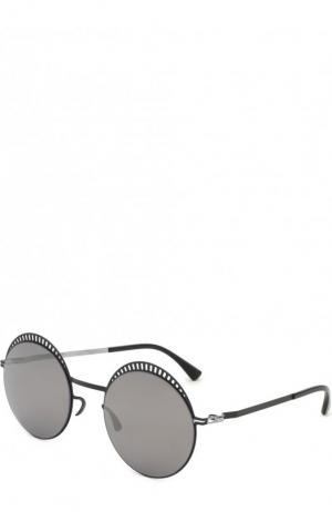 Солнцезащитные очки Mykita. Цвет: черный
