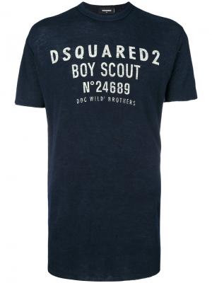 Logo T-shirt Dsquared2. Цвет: синий
