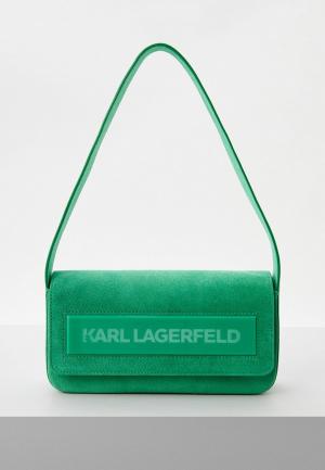 Сумка Karl Lagerfeld. Цвет: зеленый