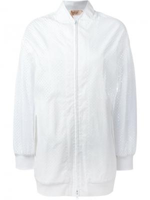 Сетчатая спортивная куртка Nº21. Цвет: белый