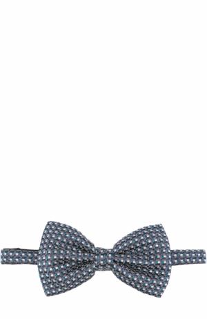 Шелковый галстук-бабочка Brioni. Цвет: бирюзовый