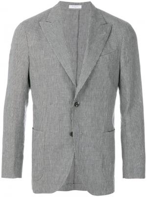 Классический пиджак Boglioli. Цвет: серый