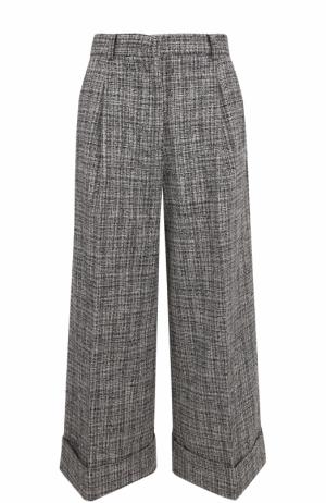 Укороченные расклешенные брюки со стрелками Tara Jarmon. Цвет: серый