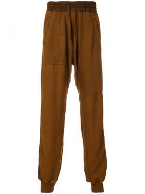 Спортивные брюки Haider Ackermann. Цвет: коричневый