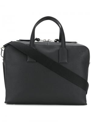 Дорожная сумка с тиснением логотипа Loewe. Цвет: чёрный